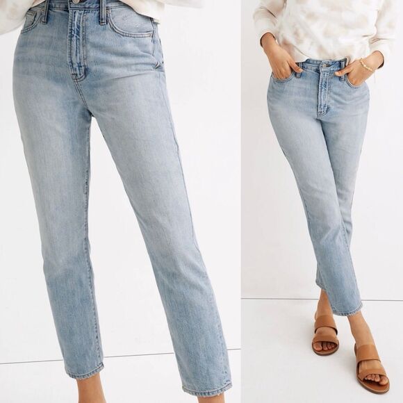 Madewell Denim - Madewell Womens Jeans Sz 29 Tall Curvy Perfect Vintage Fitzgerald Wash Zip Fly